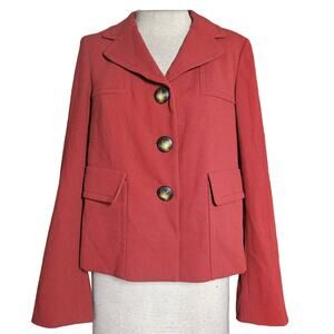 Red Blazer Jacket Size Small